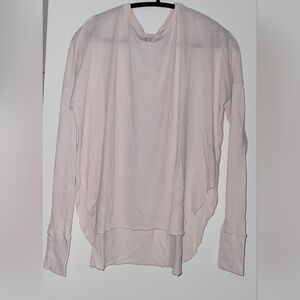 NWOT Frank&Eileen Oversized Long Sleeve Pink Top